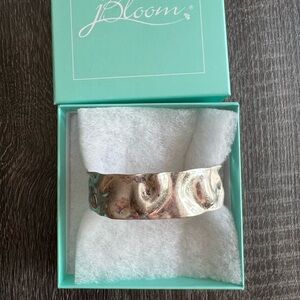J Bloom silver bangle bracelet